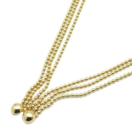 Pre-Owned CARTIER Perl de Diamant 6-strand necklace, K18 (yellow gold), ladies, gold,... (Good)