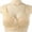 Khaki, variant on LYEAA Bras for Women Front Closure Zipper Plus Size Lace Push up Wireless Daily Bras Wirefree Wide Strap Lift Soft Bralette No Wire Breathable Comfort Sleeping Bras Beige 40/90