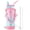 16oz Ceramic-Lined Guava, variant on Mininoo Kids Water Bottle for School - 16 oz Stainless Steel Insulated Water Bottle with Ceramic-Lined, Leakproof Straw Lid & Beaded Handle for Girls & Boys