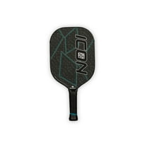 Diadem Sports Icon Pickleball Paddle, Midweight Carbon Fiber, 8 oz, Black