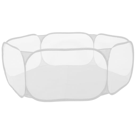 HEANUJJ Grey Foldable Pet Fence for Small Animals Indoor Use with Ample Space and Polyester Material