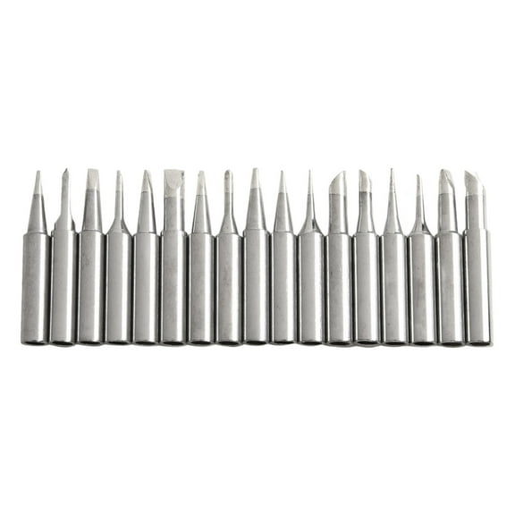 17 Pcs Soldering Iron Tips Set for 936 Soldering Station Compatible with T Series
