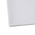 thumbnail image 2 of NFTIGB Modern Minimalist Rectangular Plastic Serving Fruit Tray with Anti Slip Bottom for Home Kitchen Reception Room, 11.0 x 7.7 inches (28 x 19.5 cm), White, 2 of 9