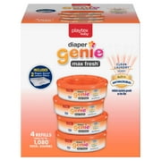 Playtex Baby Diaper Genie MaxFresh Anti-Microbial Refills, 1,080-ct & 2 Carbon Filters,