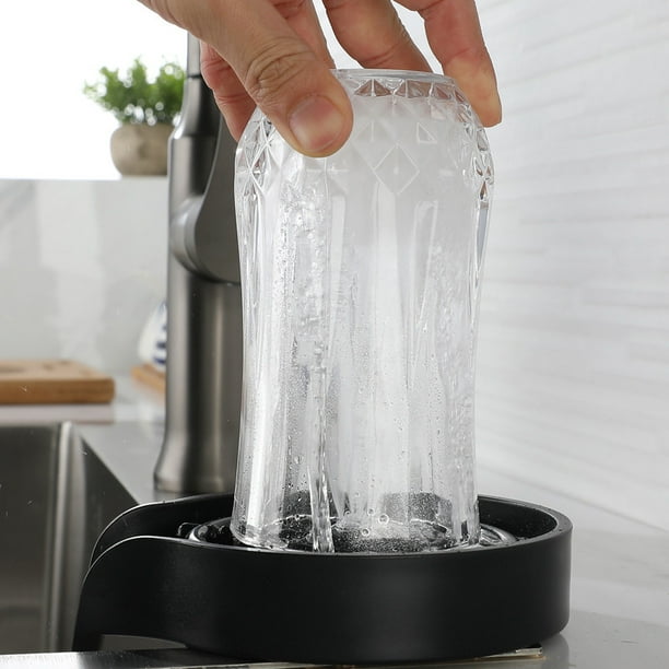 Lave-verre automatique pour évier, lave-verre pour évier en acier