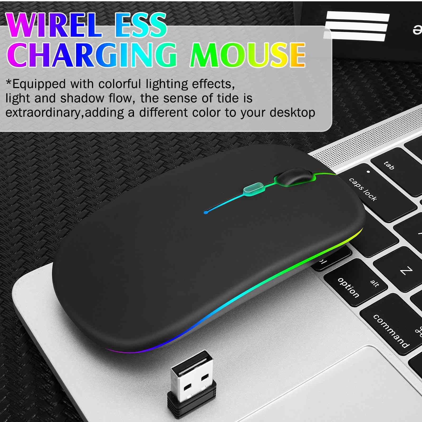 Wireless Bluetooth Mouse For Samsung Galaxy Tab S8 Ultra 14.6 S8+ SM-X900  S7 Plus 12.4 S7+ Laptop Rechargeable Silent Mouse Mice
