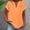 510_Orange, variant on Texiao Women's Fashion Casual V Neck Short Sleeve Top T Shirt