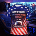 thumbnail image 3 of Omeoer Funny Gaming Meme T-Shirt for Men and Women, Game Controller Graphic Tee with American Flag Design, Short Sleeve Casual Shirt, 3 of 7