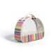 thumbnail image 4 of New Straw Woven Transparent Pvc Semi-Circular Cosmetic Bag Waterproof Rainbow Woven Toiletries Business Trip Storage Bag, 4 of 5