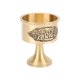 thumbnail image 2 of Copa De Cáliz De Latón, Copa De Licor De Patrón De Flor Grabada Hecha A Mano Vintage Latón Puro Para Boda Para Fiesta Para El Hogar Ccdes Otros, 2 of 8
