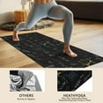 thumbnail image 4 of Math Equations Colorful Formulas Black Pattern Hot Yoga Mat Towel Non Slip for Hot Yoga - Quick-Drying Yoga Mat Cover with 4 Corner Pockets with Travel Bag - Hot Yoga Towel Non Slip 70"x26", 4 of 6