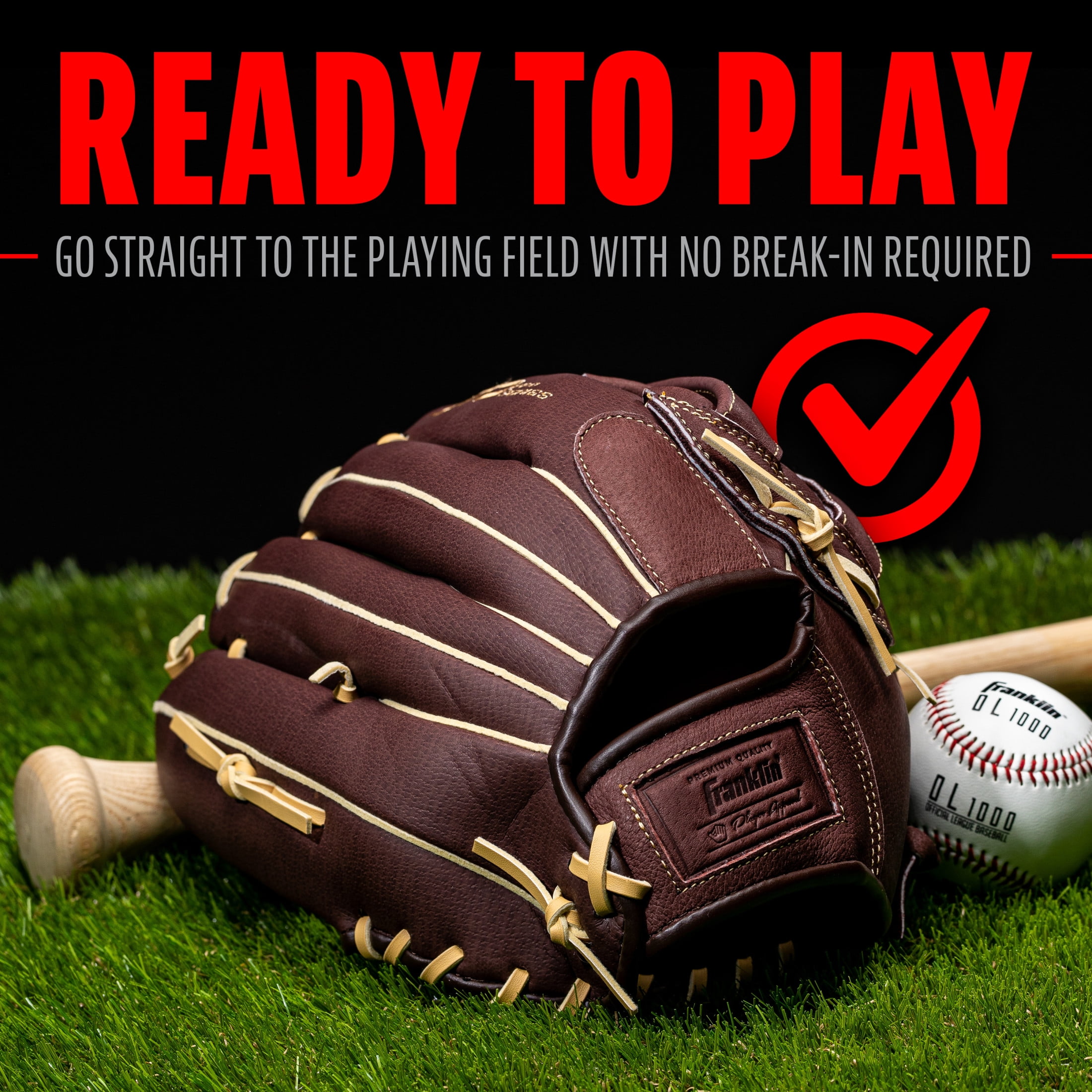 Franklin Sports RTP Pro Baseball Glove, 12 inch Right-Hand