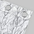 thumbnail image 6 of DriftAway Tree Branch Botanical Pattern Painting Blackout Room Darkening Thermal Insulated Grommet Lined Window Curtains 2 Panels 2 Layers, 52" x 72" Gray, 6 of 7