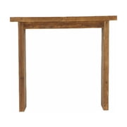 Topcobe Solid Wood Bar Table, 63-Inch Industrial Counter Height Table with Sturdy Base, Drink Table, High Top Table, Dining Table