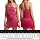 thumbnail image 2 of Ensembles De Jupe 2 Pièces Conjunto de falda de 2 piezas con flecos sin mangas para mujer traje de club sin espalda (oro rosa M) Kuymtek para Mujer Oro rosa T XL, 2 of 6