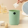 thumbnail image 7 of Small Trash Can with Lid, Mini Trash Can for Bathroom, Office and Bedroom, Small Bathroom Garbage Can with Swing Top, Compact Waste Basket for Desk, Dorm & Home, Green - Xuniizn, 7 of 7