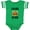 Football Green and White, variant on Inktastic Weightlifting Funny Future Lifter Boys or Girls Baby Bodysuit