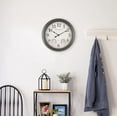 thumbnail image 3 of HOMETRENDS 15.5" Quartz Traditional Indoor, Outdoor Wall Clock, 3 of 8