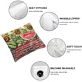 thumbnail image 6 of nygtbtfer Summer Pillow Set of 2Beige Gnone Watermelons Pillows Decorative Throw Pillows Summer Decorations Farmhouse Decor for Sofa Couch White, 6 of 7