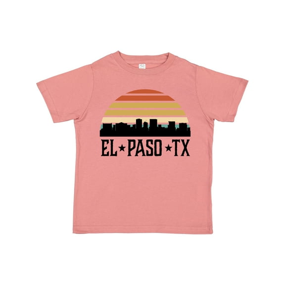 Inktastic El Paso Texas Skyline Retro Boys or Girls Toddler T-Shirt
