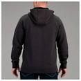 thumbnail image 4 of VORTEX Adult Male Core Logo Full Zip Comfort Hoodie, Color: Charcoal Heather, Size: XL, 4 of 5