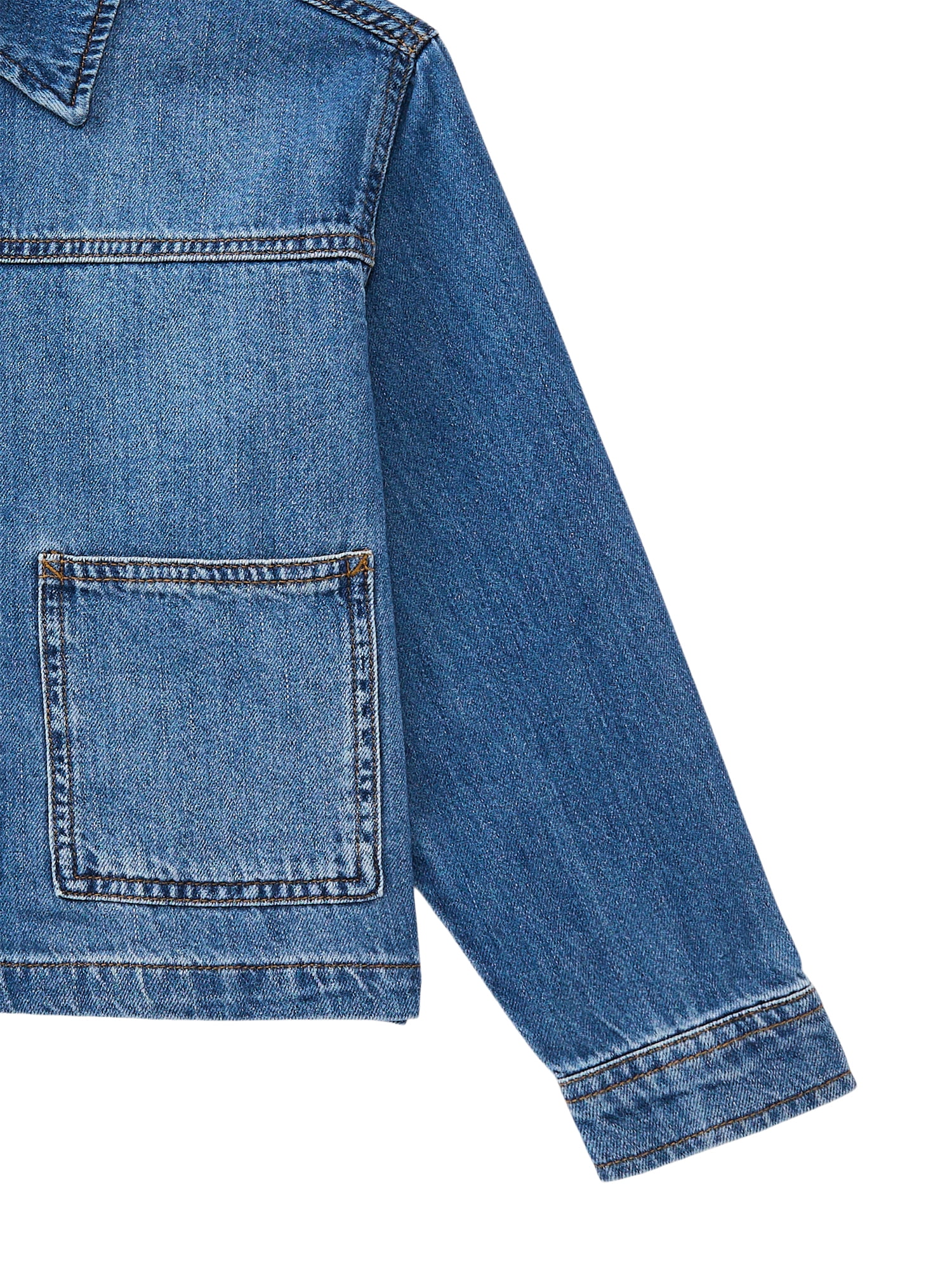 Wonder Nation Girls Denim Trend Jacket, Sizes 4-18 & Plus