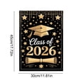 thumbnail image 2 of B Graduation Garden Flag 17.7X11.8 Inches Polyester Outdoor Patio Party Decoration Banner Photo Backdrop, 2 of 7