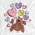 thumbnail image 2 of Scooby Doo! Valentine's Day Heart Candy Men's Adult T Shirt, 2 of 7
