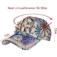 thumbnail image 3 of LINLIN Women Rhinestone Crystals Baseball Cap Bling Bling Adjustable Sun Hat Hip Hop Caps Fashion Hats, 3 of 3