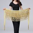thumbnail image 2 of QATAINLAV Womens Sequin Tassel Skirt Gold, 2 of 4