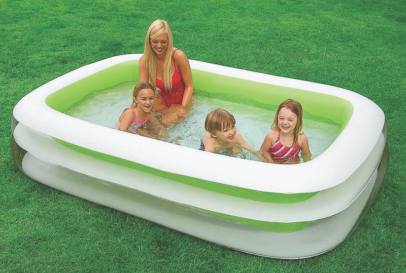 blue wave 3d inflatable family pool