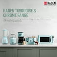 thumbnail image 5 of Open Box Haden Stainless 1.75L Glass Jug 700W Motor Power Blender, Turquoise/Chrome, 5 of 11