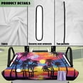 thumbnail image 6 of Bulopur Hawaii Golf Cart Seat Covers Palm Tree Golf Cart Seat Towel Blanket with 4 Front Pockets& Nonskid Bottom Fits for EZGO, Yamaha, Club Car, 6 of 8
