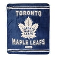 thumbnail image 1 of NHL Toronto Maple Leafs Plush Blanket, 60" x 70", 1 of 3