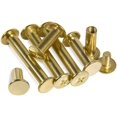 thumbnail image 1 of Tornillos de Fijación Remaches de Cabeza Plana Latonados M5x25mm (20 piezas), 1 of 5