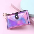 thumbnail image 4 of Cartera de mujer Sunnimix Bifold Con Monedero Titur de cuero Morado 10x1x8,5cm, 4 of 7