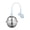 Silver(S), variant on KUMHONW Premium Tea Infuser - Extra Fine 304 Stainless Steel Tea Strainer with Tea Spoon Handle,Versatile Tea Ball for Brewing Loose Leaf Black Tea,Herbal Tea,Rooibos & More