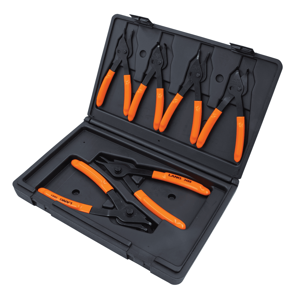 Lang Tools (Kastar) 3497 - 6-Pc. Combination Int/Ext Retaining Ring Pliers Set