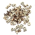 thumbnail image 4 of 200PCs DIY Log Wood Sheet Children Educational Toy Crafts Decor for 0-9 Mixed Numbers, 4 of 14