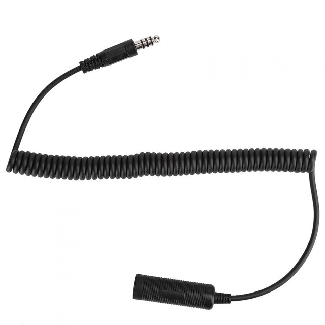 Cable de extensión para auriculares militares para helicópteros U-92A/U a U-174/U