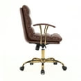 thumbnail image 3 of HomeStock Renaissance Refinement Modern Padded Leather Adjustable Executive Office Chair with Tilt & 360 Degree Swivel, 3 of 5