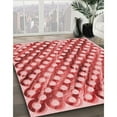 thumbnail image 3 of Ahgly Company Tapis Rectangulaire d'Intérieur Lavable en Machine Rose Pastel Transitionnel, 7 Pieds x 9 Pieds, 3 of 7