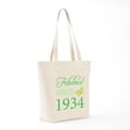 thumbnail image 7 of CafePress - Fabulous Since 1934 Tote Bag - Unisex Canvas Tote Bag, Beige, 1-Piece, 7 of 7