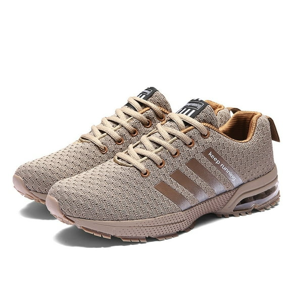 TIMIFIS Athletic Walking Shoes for Men- Slip On Sneakers Non Slip Lightweight Breathable Mesh for Indoor Outdoor Gym Travel Work Casual Tennis Running Shoes Merry Christmas