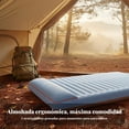 thumbnail image 4 of Abbraccia Colchón inflable para camping al aire libre, colchón grueso resistente a la humedad, cama de aire portátil para tienda y hogar, 4 of 6