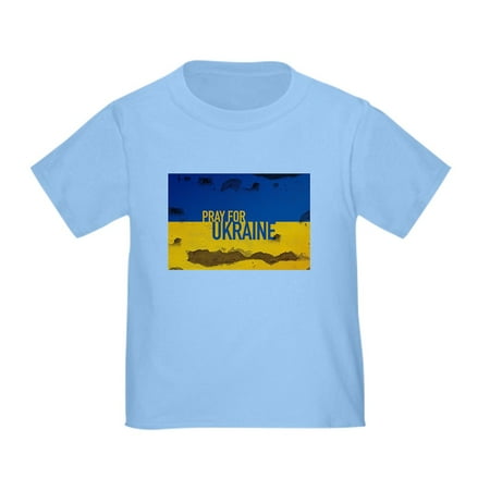 

CafePress - Pray For Ukraine Sweatshirt Stand With Uk T Shirt - Cute Toddler T-Shirt 100% Cotton