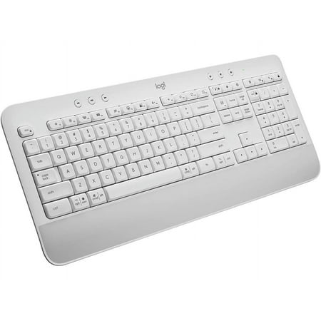 UPC: 0097855179531 | Logitech Signature K650 Comfort Full-Size Wireless Keyboard with Wrist Rest  BLE Bluetooth or Logi Bolt USB Receiver  Deep-Cushioned Keys  Numpad  Compatible with Most OS/PC/Window/Mac – Off White
