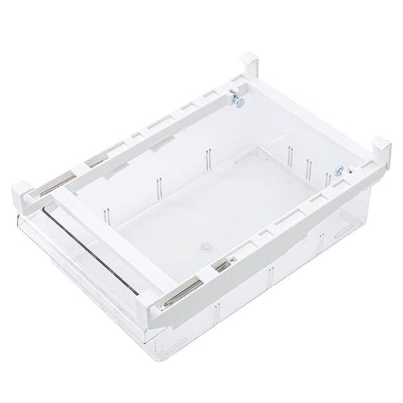 Refrigerator Drawer, Large Capacity Transparent Rectangular Fridge Under Shelf Drawer Fridge Organizer Bin For Cheese, Deli Meat, Drinks, Fruit, Vegetable