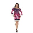 thumbnail image 6 of White Mark PS803-30-2XL Plus Lenora Dress, Navy - 2XL, 6 of 6