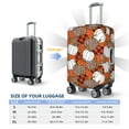 thumbnail image 6 of Disketp Various Pumpkins Elastic Travel Luggage Cover Travel Suitcase Protective Cover For Trunk Case Apply To 18''-32'' Suitcase Cover (Luggage not included)-Large, 6 of 9